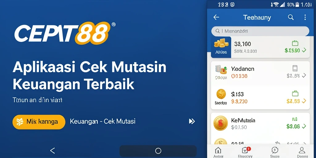 Tampilan antarmuka CEPAT88 menunjukkan fungsi Cek Mutasi yang mudah digunakan.