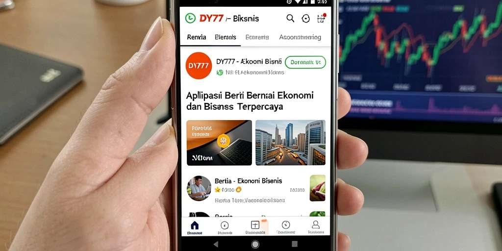 Tampilan antarmuka DY777 yang informatif dan mudah dinavigasi.