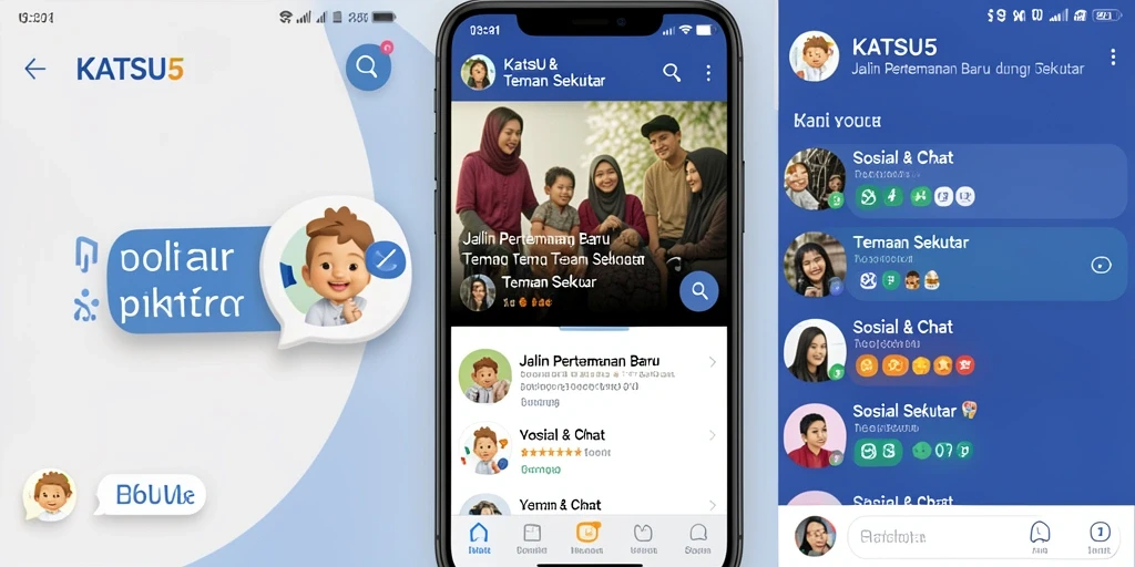 Tampilan antarmuka KATSU5 yang menarik dan fungsional.