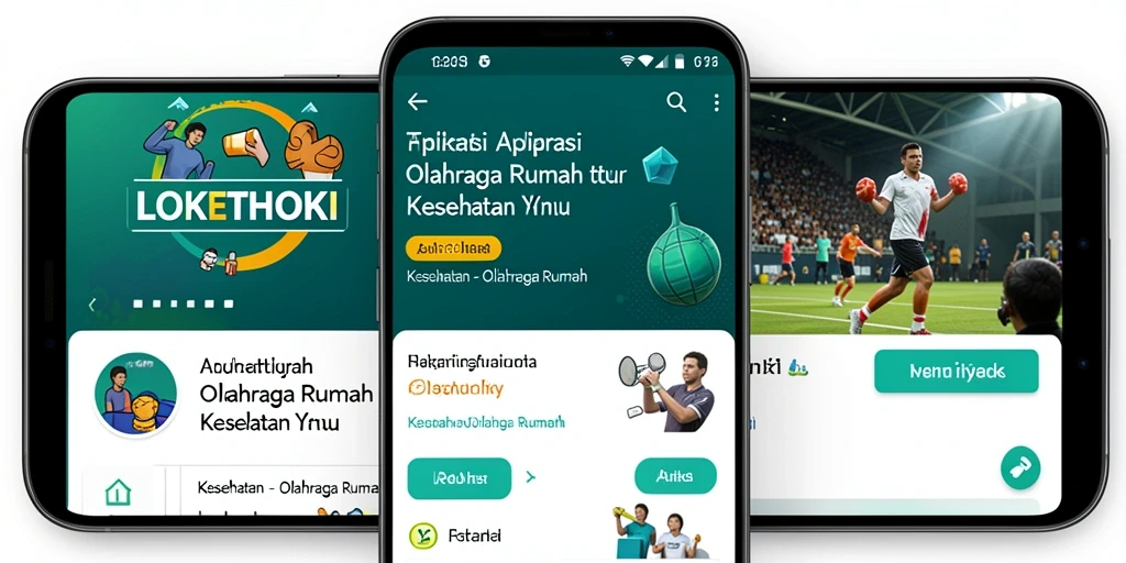 Antarmuka LOKETHOKI yang intuitif dan mudah digunakan.