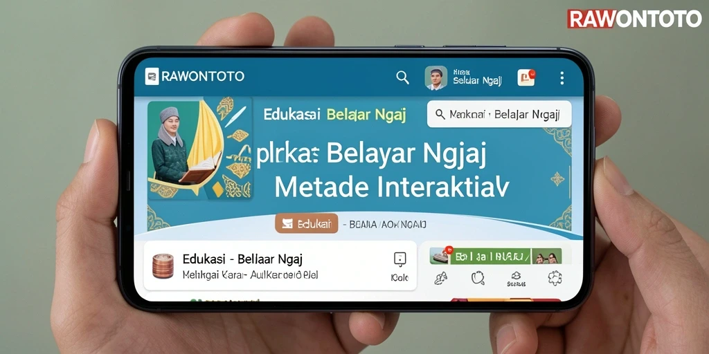 Antarmuka aplikasi RAWONTOTO yang user-friendly dan interaktif.