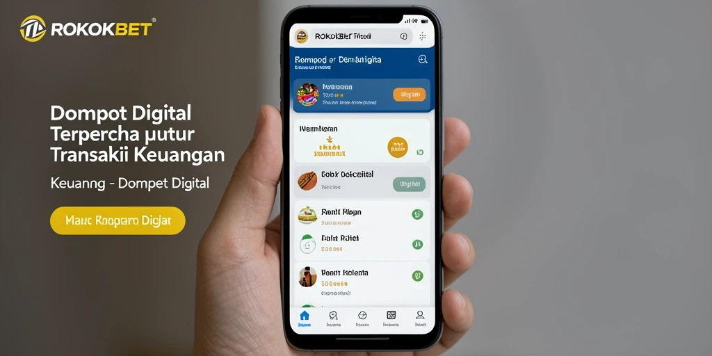Tampilan antarmuka ROKOKBET yang modern dan fungsional