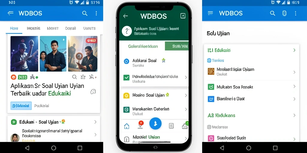 Antarmuka aplikasi WDBOS yang sederhana dan intuitif.