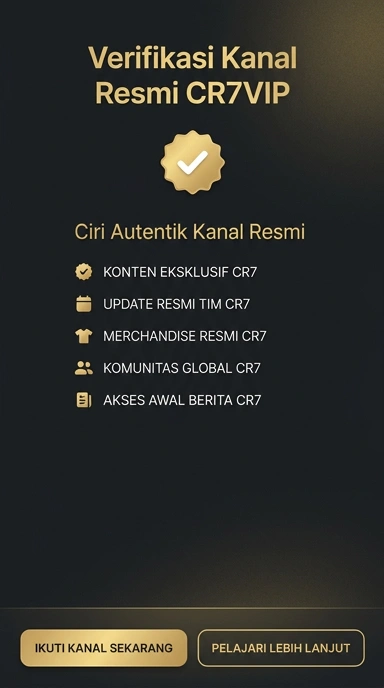 Kanal Resmi cr7vip untuk Pengguna Android Indonesia